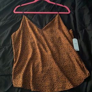 Never worn express leopard dress tank